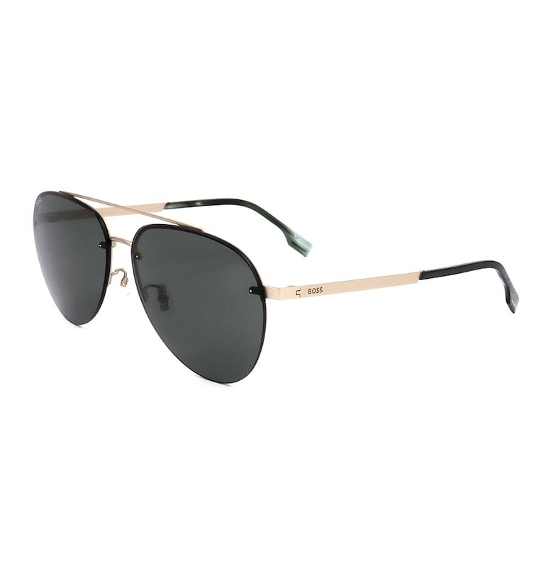 Слънчеви очила Aviator с плътен цвят - Златист - BOSS