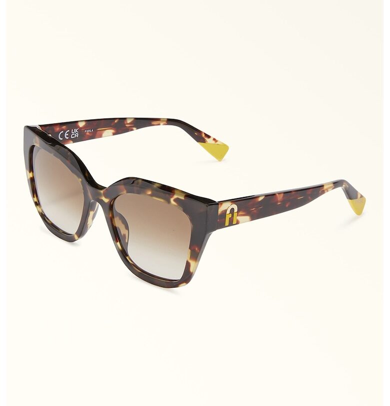 Слънчеви очила Butterfly с ефект Tortoise Furla