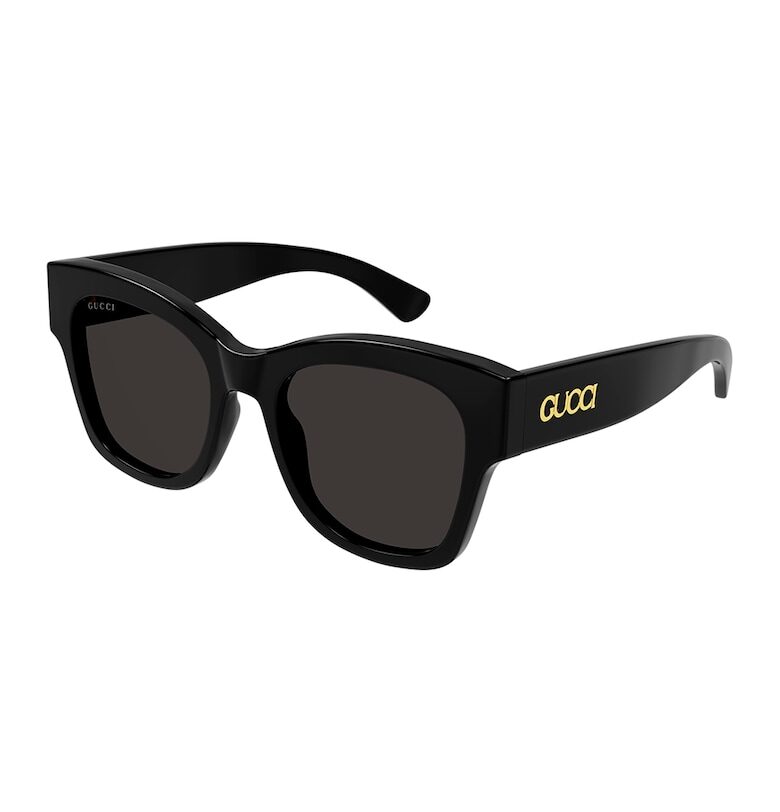 Слънчеви очила Cat Eye с плътни стъкла - Златист - Черен - Gucci