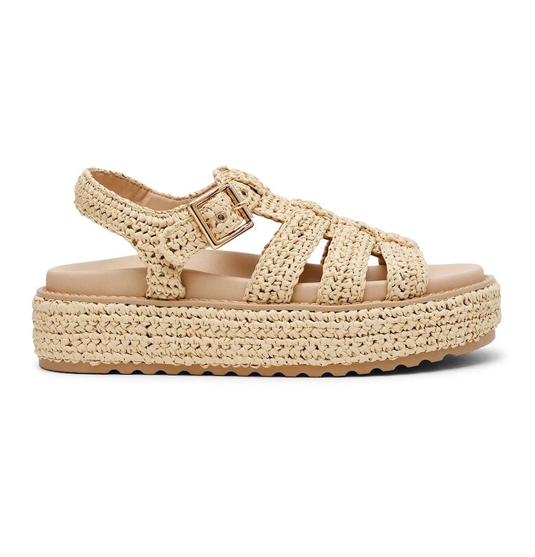 Сплетени сандали на равна платформа Steve Madden