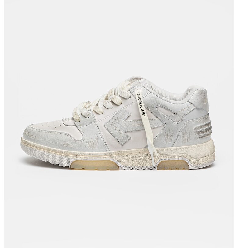 Спортни обувки със захабен ефект OFF-WHITE
