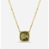 Сребърно колие с квадратна висулка Meks Jewels