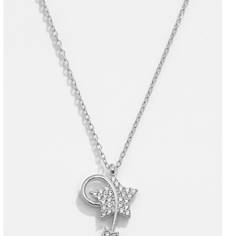 Сребърно колие с циркони Meks Jewels