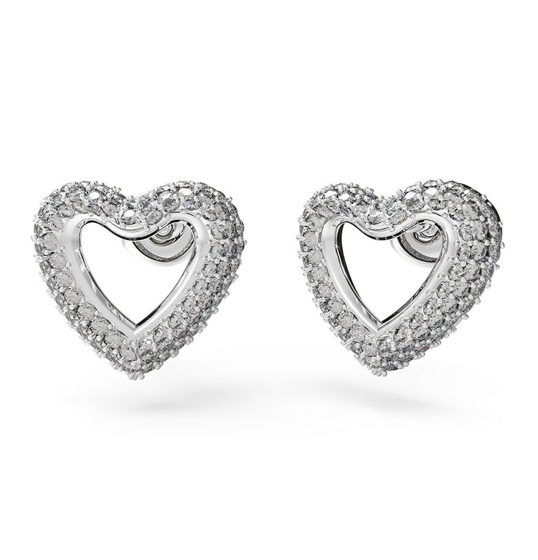 Сърцевидни обеци от неръждаема стомана GUESS