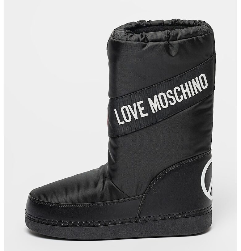 Текстилни ботуши с лого Love Moschino