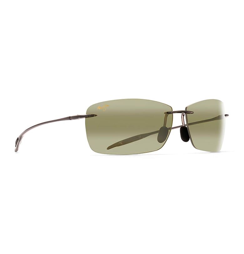 Унисекс правоъгълни слънчеви очила без рамка Maui Jim