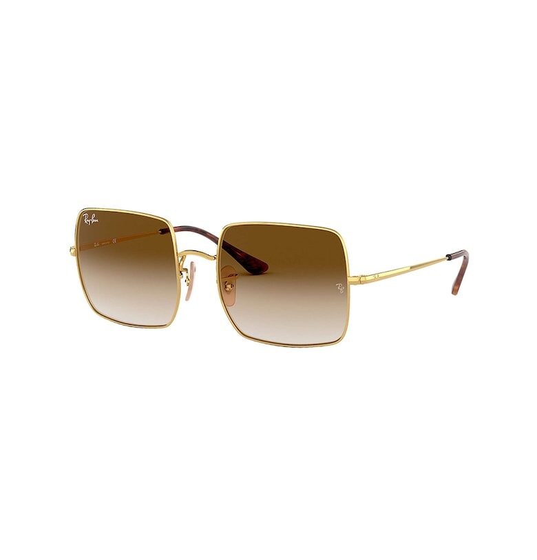 Унисекс правоъгълни слънчеви очила с градиента Ray-Ban