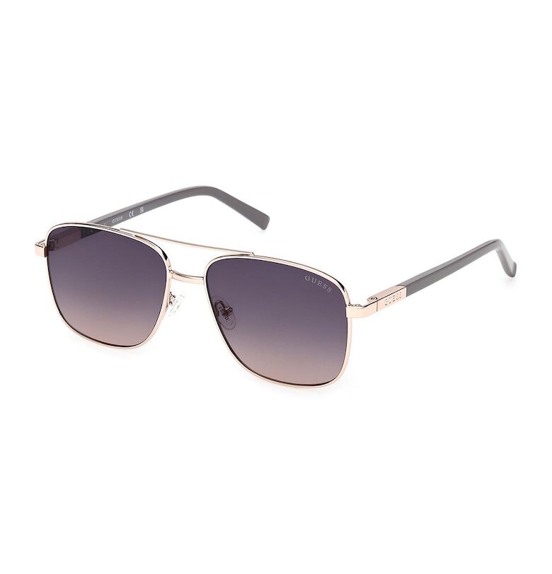 Унисекс слънчеви очила Aviator с метална рамка GUESS