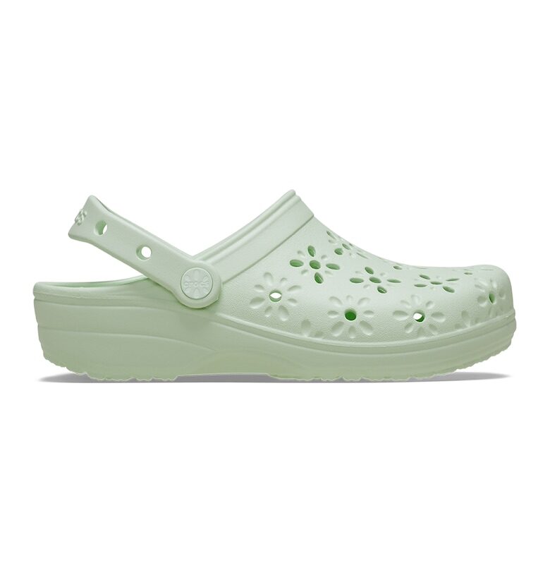 Флорален крокс с отвори Crocs