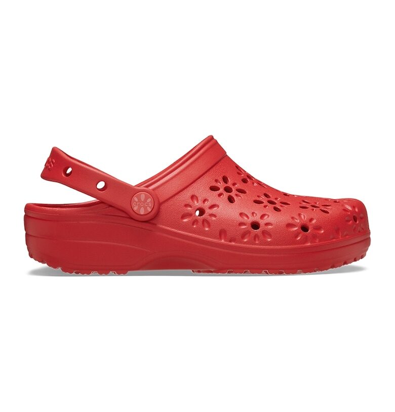 Флорален крокс с отвори Crocs