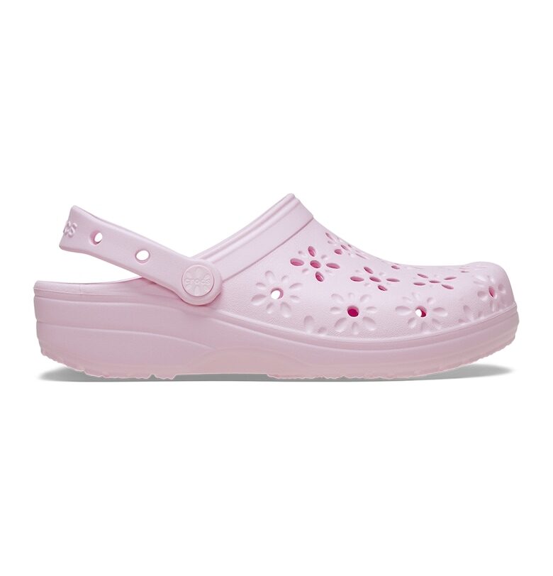 Флорален крокс с отвори Crocs