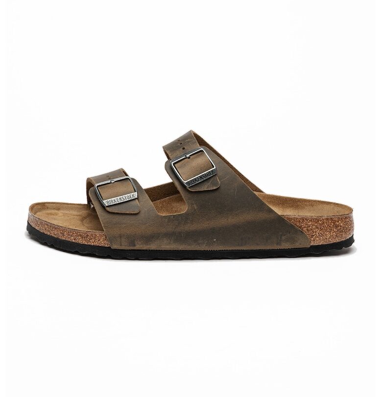Чехли Arizona от набук с каишка с тока Birkenstock