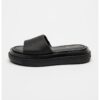 Чехли с равна платформа и монограм CALVIN KLEIN