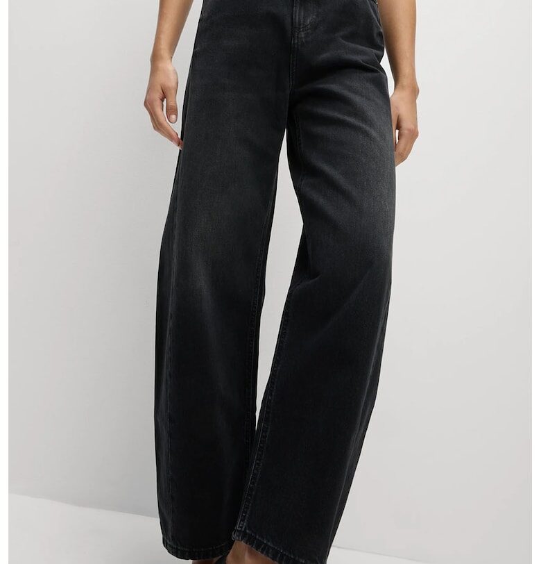 Широки дънки с миди талия Marks  Spencer