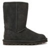 Апрески Bearpaw Elle Short 1962W Черен цвят на ниска цена