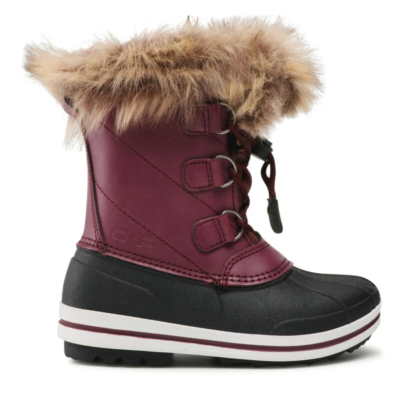 Апрески CMP Kids Anthilian Snow Boot Wp 30Q4594 Бордо цвят на ниска цена