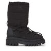 Апрески Calvin Klein Jeans Flatform Snow Boot Nylon Wn YW0YW01146 Черен цвят на ниска цена