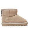 Апрески Calvin Klein Jeans Fur Boot V3A5-81036-0187 M Бежов цвят на ниска цена