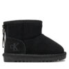 Апрески Calvin Klein Jeans Fur Boot V3A5-81036-0187 M Черен цвят на ниска цена