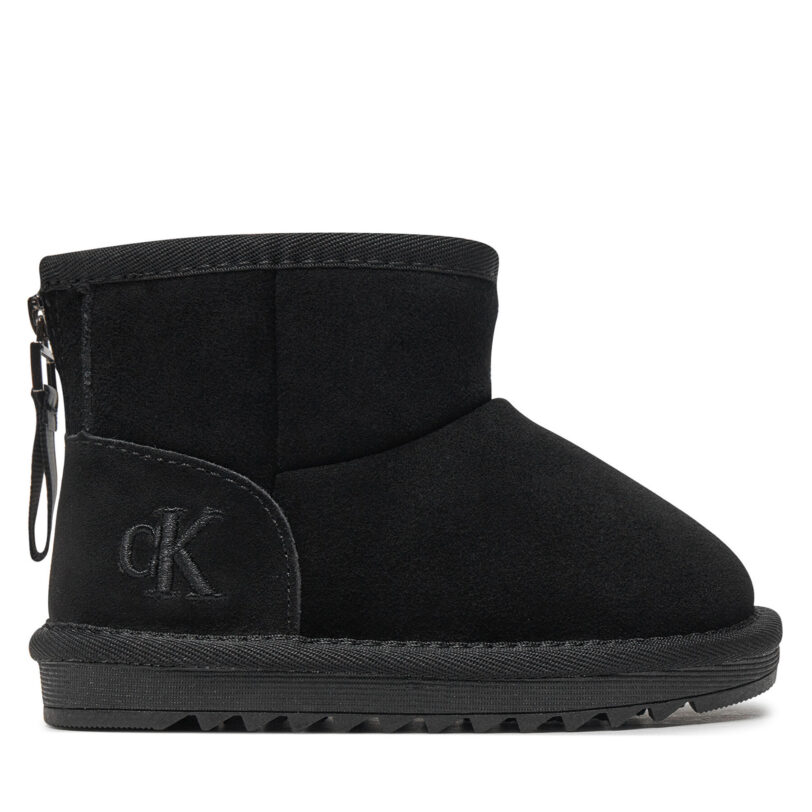 Апрески Calvin Klein Jeans Fur Boot V3A5-81036-0187 M Черен цвят на ниска цена