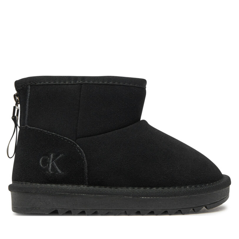 Апрески Calvin Klein Jeans Fur Boot V3A5-81036-0187 S Черен цвят на ниска цена