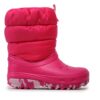 Апрески Crocs Classic Neo Puff Boot K 207684 Розов цвят на ниска цена
