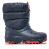 Апрески Crocs Classic Neo Puff Boot K 207684 Тъмносин цвят на ниска цена