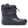 Апрески Crocs Classic Neo Puff Luxe Boot 207312 Тъмносин цвят на ниска цена