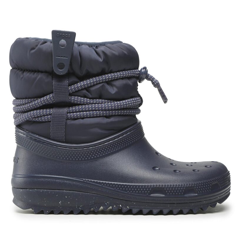 Апрески Crocs Classic Neo Puff Luxe Boot 207312 Тъмносин цвят на ниска цена
