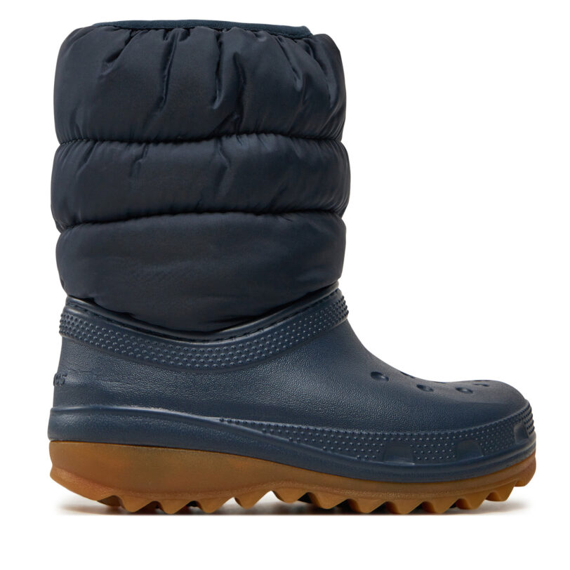 Апрески Crocs Crocs Classic Neo Puff Boot K 207684 Син цвят на ниска цена