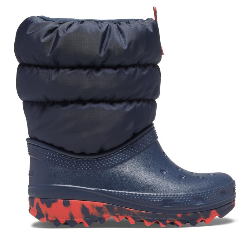 Апрески Crocs Crocs Classic Neo Puff Boot T 207683 Тъмносин цвят на ниска цена