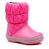 Апрески Crocs Winter Puff 14613-6TR Розов цвят на ниска цена