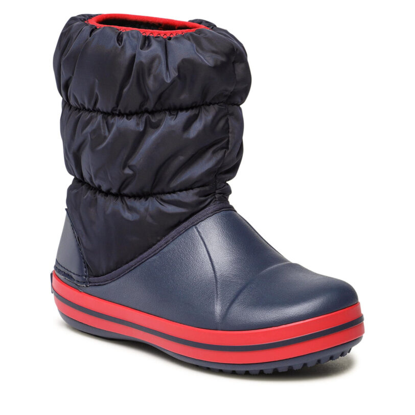 Апрески Crocs Winter Puff Boot K 14613-435 Тъмносин цвят на ниска цена