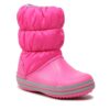Апрески Crocs Winter Puff Boot Kids 14613-6TR Розов цвят на ниска цена