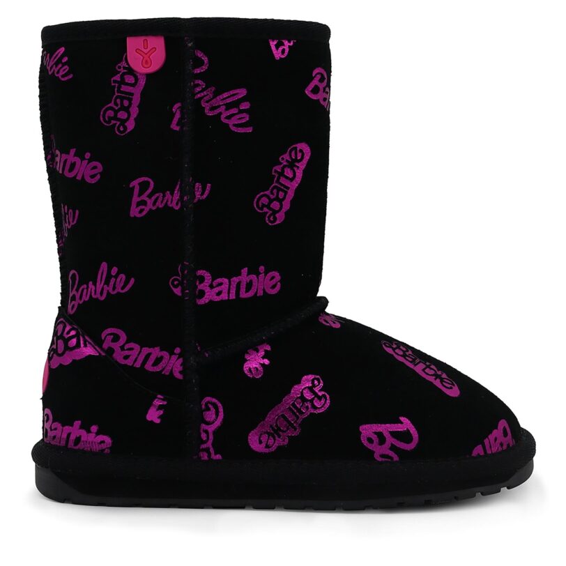 Апрески EMU Australia Barbie Wallaby Print Lo K12904 Черен цвят на ниска цена