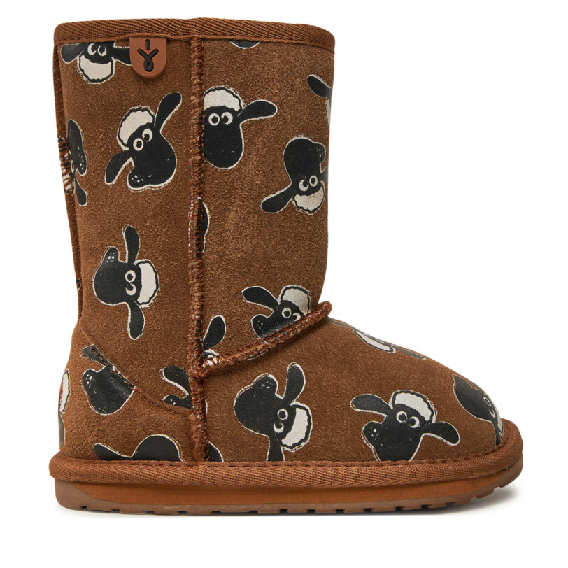 Апрески EMU Australia Shaun The Sheep Print K13107 Кафяв цвят на ниска цена