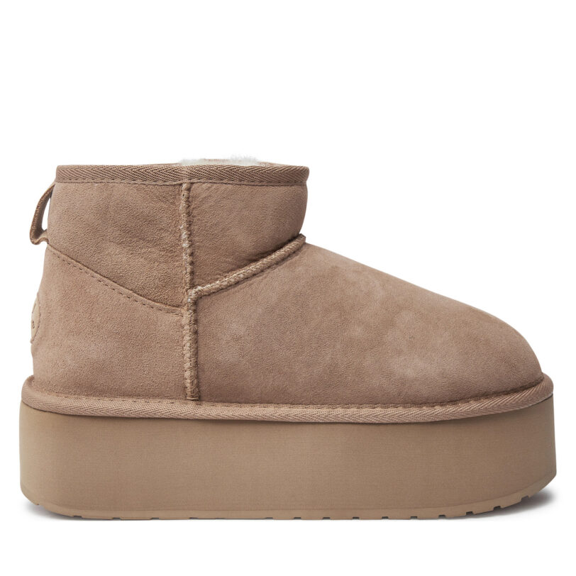 Апрески EMU Australia Stinger Micro Flatform W13082 Бежов цвят на ниска цена