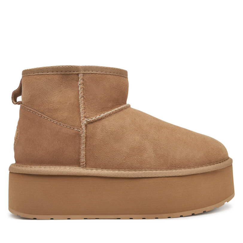 Апрески EMU Australia Stinger Micro Flatform W13082 Бежов цвят на ниска цена