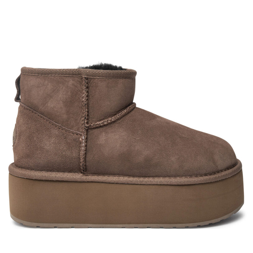 Апрески EMU Australia Stinger Micro Flatform W13082 Кафяв цвят на ниска цена
