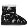 Апрески EMU Australia Toddle Reflective Dino B12966 Черен цвят на ниска цена