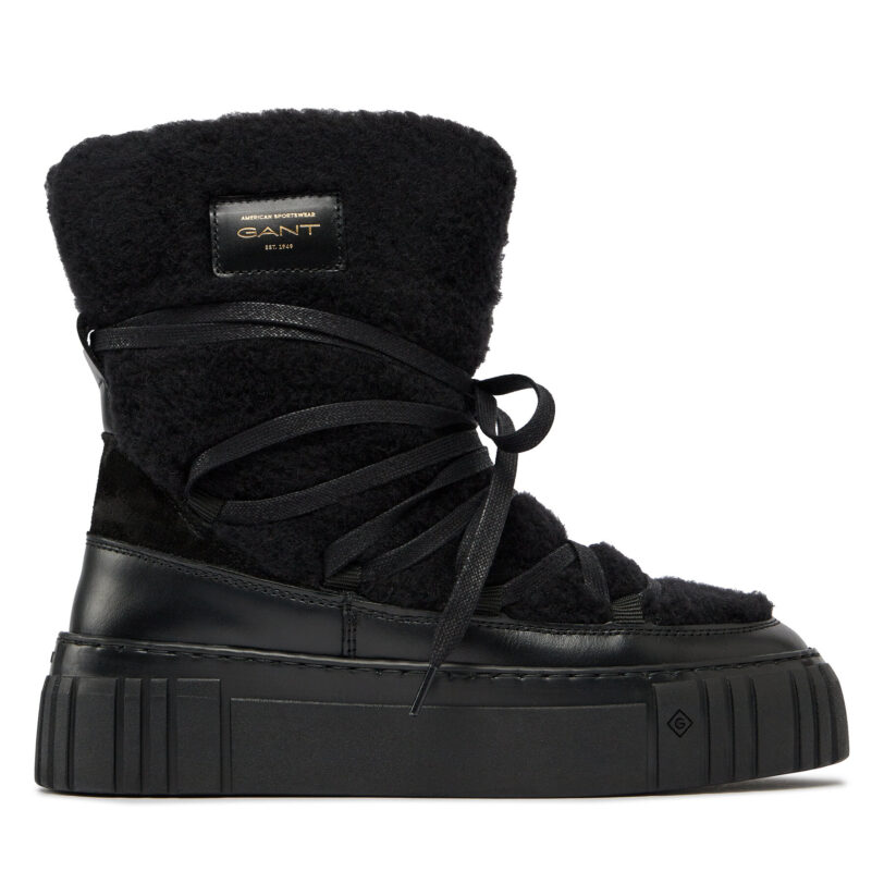 Апрески Gant Snowmont Mid Boot 27541370 Черен цвят на ниска цена