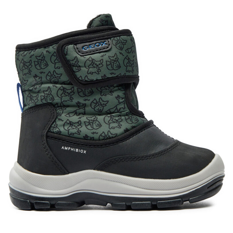 Апрески Geox B Flanfil Boy B Abx B263VE 0BCMN C9358 S Черен цвят на ниска цена