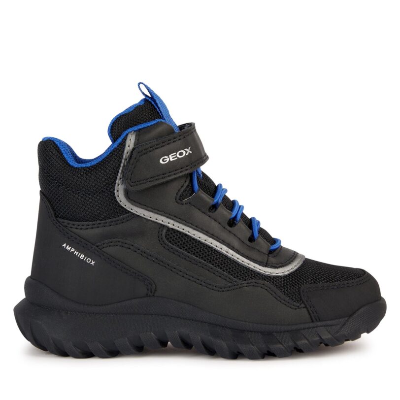 Апрески Geox J Simbyos Boy B Abx J36L0A 0MEFU C0245 M Черен цвят на ниска цена