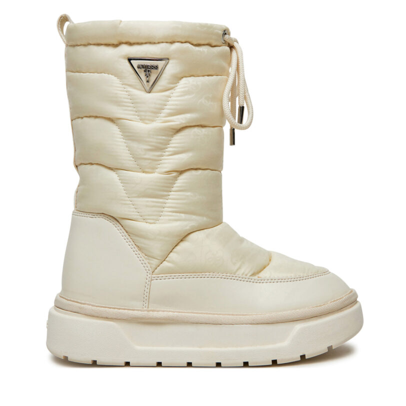 Апрески Guess Umme FLFUM MELE10 Екрю цвят на ниска цена