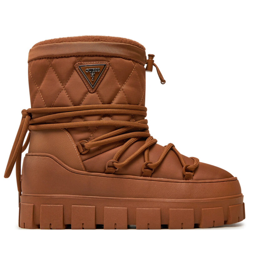 Апрески Guess Uniques FLFUNI FAB10 Кафяв цвят на ниска цена