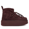 Апрески Inuikii Classic Low Platform 75204-004 Бордо цвят на ниска цена