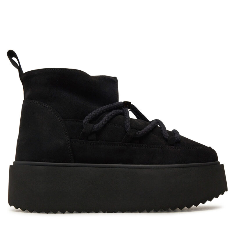 Апрески Inuikii Classic Low Platform 75204-004 Черен цвят на ниска цена
