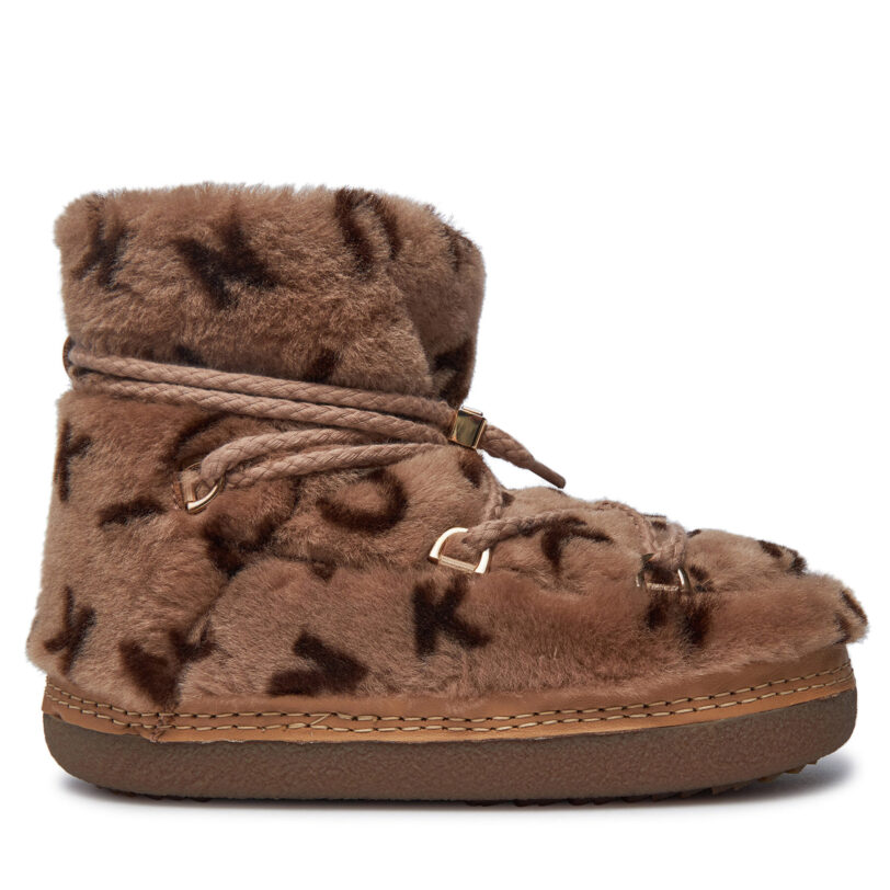 Апрески Inuikii Classic Print 75101-056 Кафяв цвят на ниска цена