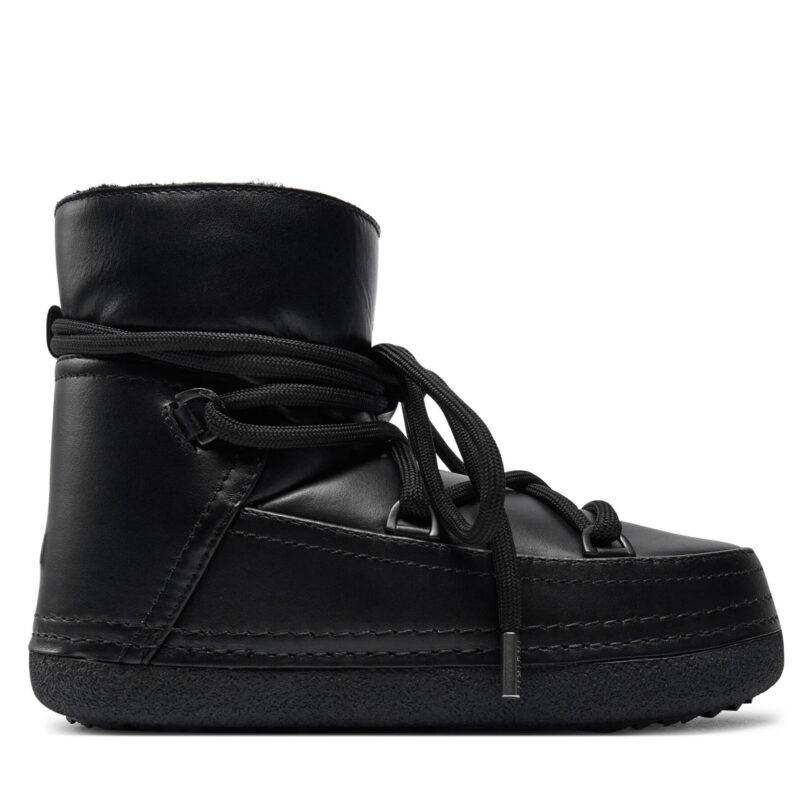 Апрески Inuikii Full Leather 75101-087 Черен цвят на ниска цена