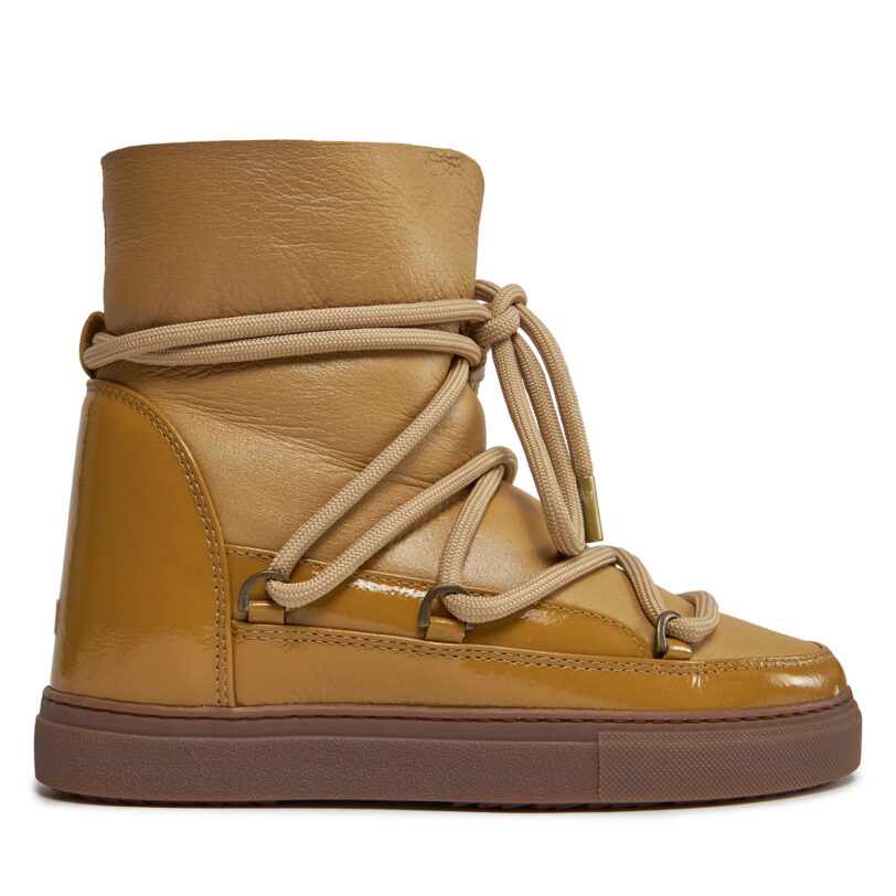 Апрески Inuikii Gloss Wedge 75203-007 Бежов цвят на ниска цена